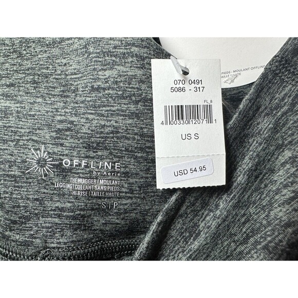OFFLINE BY AERIE Hugger Hi-Rise Pocket Olive Green Leggings SMALL *NEW* - Picture 4 of 10